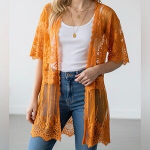 Multiples lace cover-up
